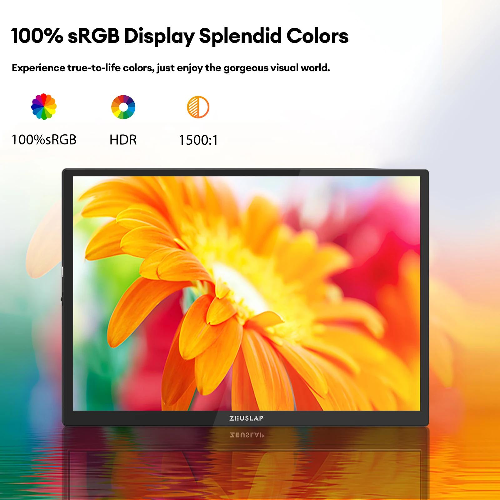 ZEUSLAP 10.5 بوصة 1920*1280P FHD 100% sRGB IPS شاش...