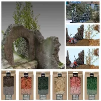 Simulation Forest Bush Cluster Model  Micro Landscape DIY Miniature Plant Creepers Leaves Military Sand Table 2