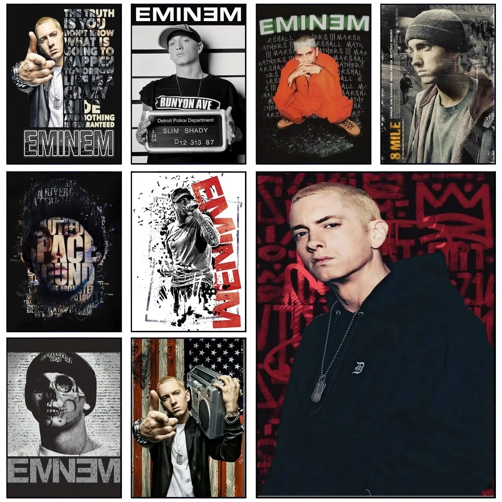 Eminem-p-ster-de-papel-impreso-decoraci-n-art-stica-de-pintura-hogar ...