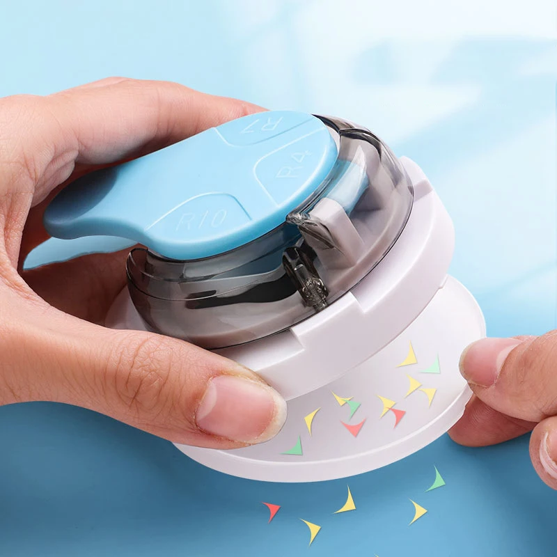3 In 1 Corner Rounder Mini Corner Trimmer Punch R4/R7/R10mm Round DIY Paper Card Photo Planner Cutting Supplies paper cutter paper punch paper craft punch corner cutter corner punch fillet cutting tool bevel cutter