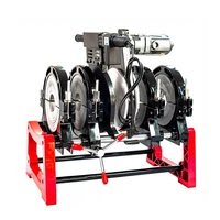 Hot Melt Hydraulic 4 Ring Water & Electricity Docking 63-200MM Docking Machine Manual Welding Machine PE Pipe Hot melt Machine 1