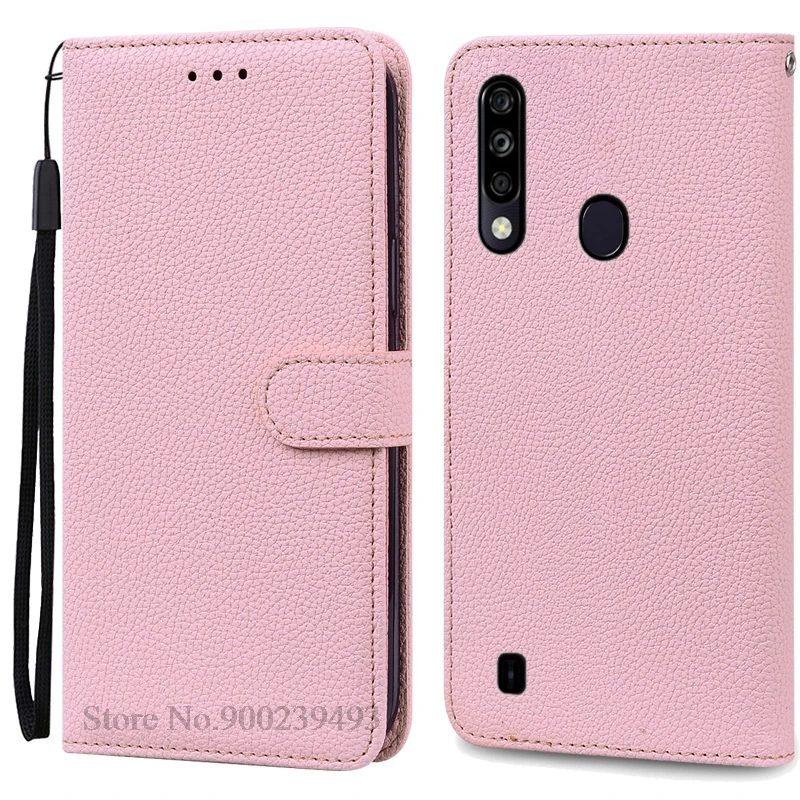Sleek Silicone Wallet Leather Flip Case with Soft TPU Back Cover