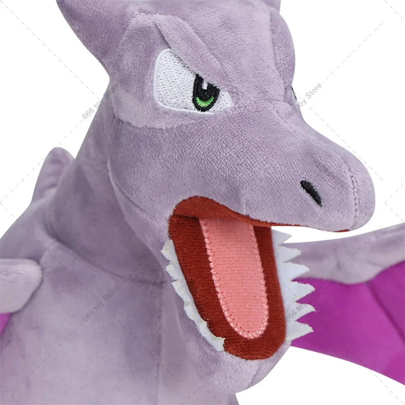 27CM Anime Pokemon Plush Aerodactyl Purple Peluche Stuffed Doll