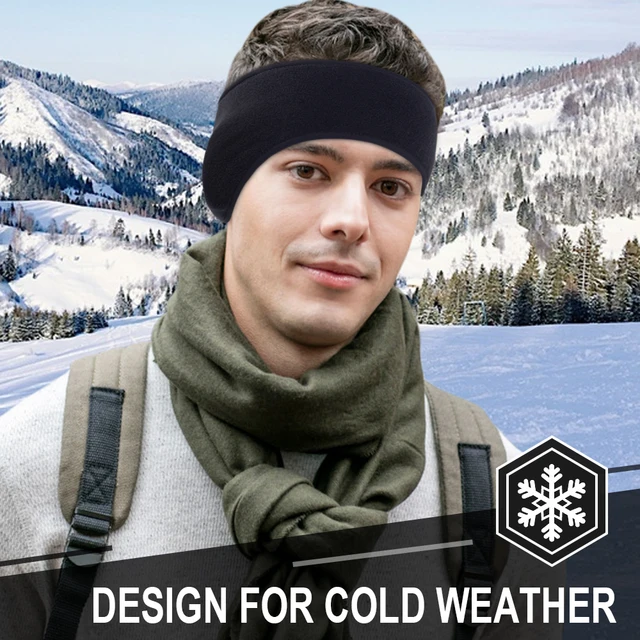 Stay warm and fashionable with the Winter Headband Polar Fleece Wool Thermal Bandana