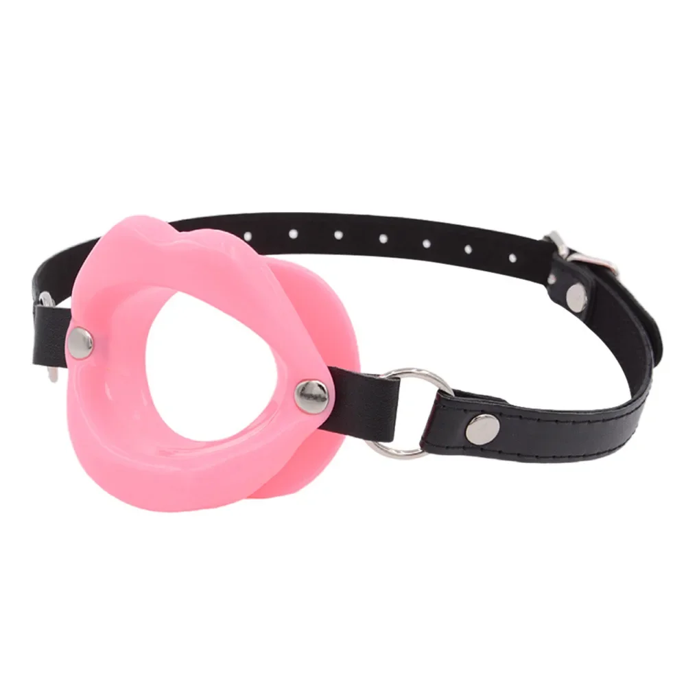 Female Blowjob Toy Sex Slave Silicone Lips O Ring Open Mouth Gag Oral Fetish Bdsm Bondage Restraints Erotic sexual toys adult
