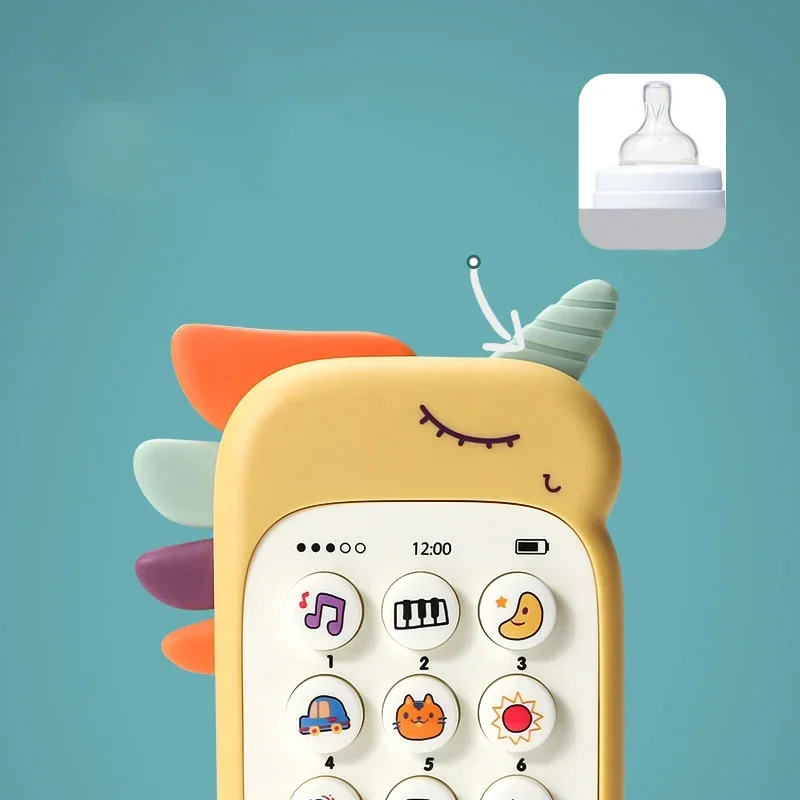 Learning machine Children's Toy Chewable Educational Early Education Baby Multi-Functional Music Phone Story Machine Toy 3