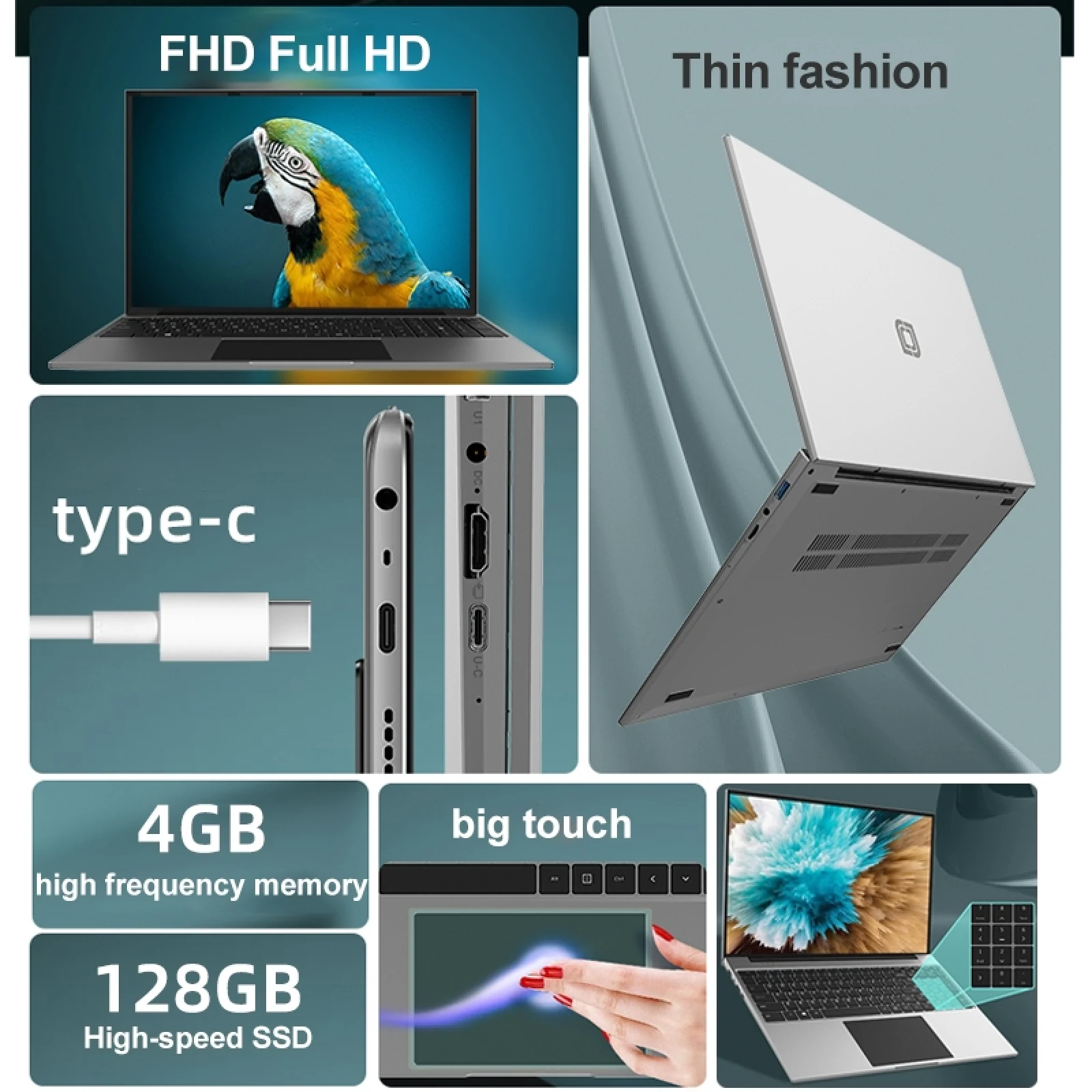 Jumper-PC portable EZbook S5 Max, écran 16.0 pouces, Windows 11, processeur  Intel Celeron J4105, Façade Core, 2.5GHz, 4 Go de RAM, 128 Go, Dean  1920x1080, HDMI - AliExpress