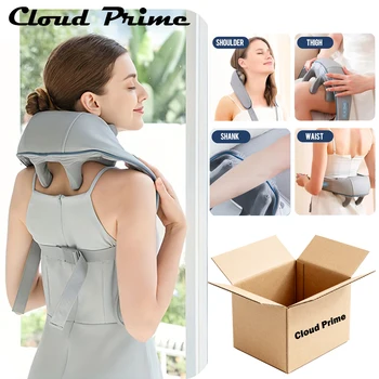Massaggiatore per collo e spalle da 25 W Spalla e schiena senza fili Massaggio per impastare Scialle Trapezius Collo Massaggiatore cervicale