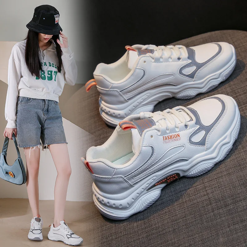 High Quality Women Sneakers Lightweight Breathable Casual Shoes Woman Flats Platform Women's Sport Shoes Sneakers Running Shoes