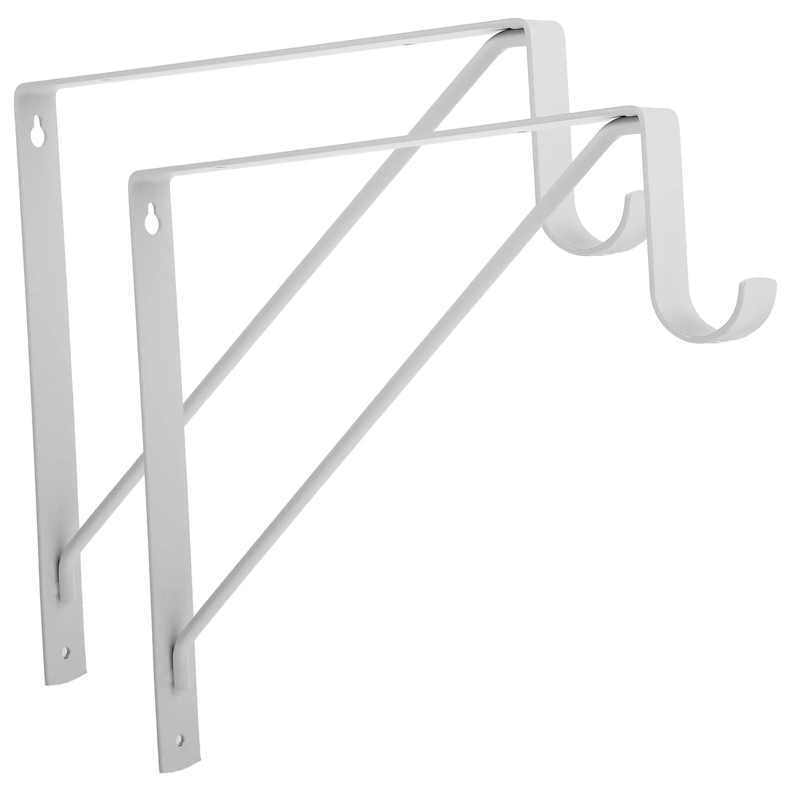 

2pcs Shelf Brackets Floating Shelves Supports Floating Shelf Bracket Wall Shelf Metal Brackets