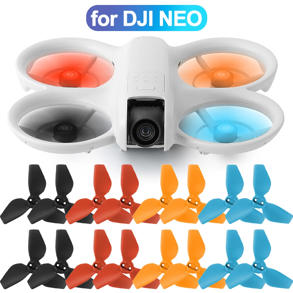 4/2PCS Colorful Propeller for DJI Neo Drone Paddle Lightweight Fans Wing Replacement Handheld Flight Camera Propeller Accessory