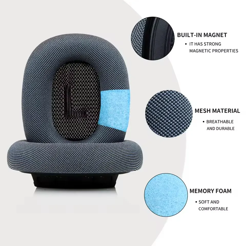 Replacement Earpads for Apple AirPods Max Headset Headphones Leather Sleeve Earphone Accessories Earmuff