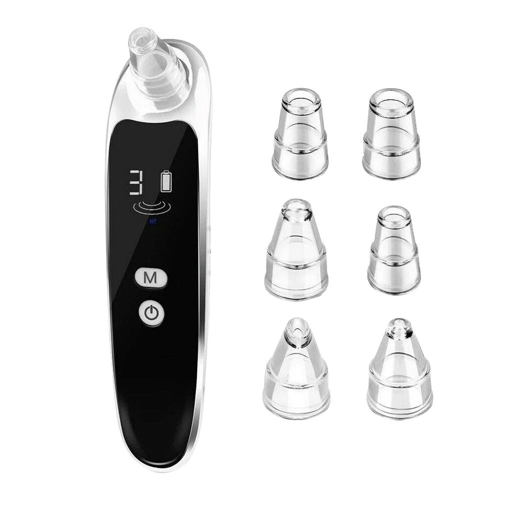 

Blackhead Remover with LCD Display Acne Vacuum Cleaner 3 Mode Setting Electric Suction Tool