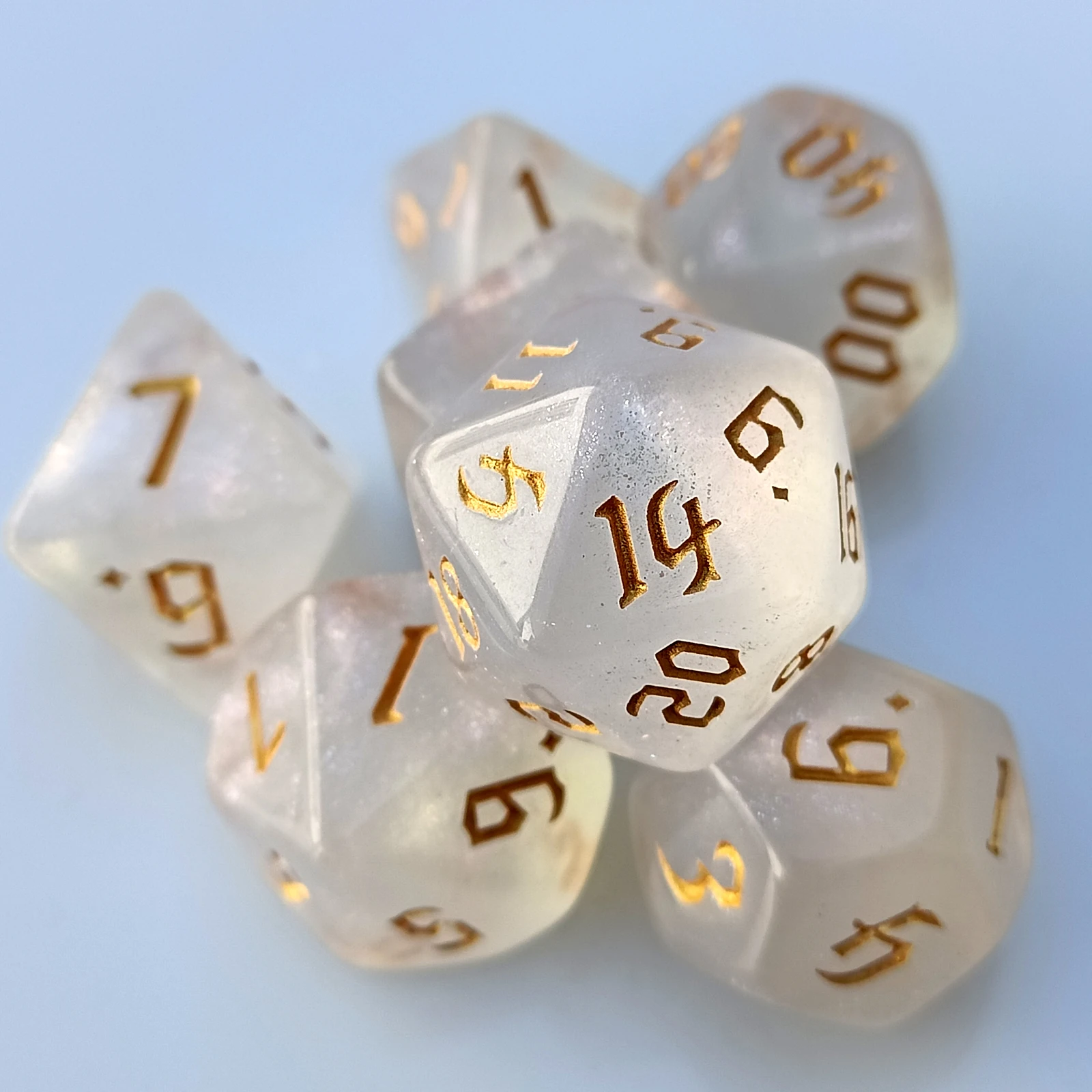 

Набор многогранных игральных костей Frost (D4, D6, D8, D10, D12, D20 и D %) для игры в ролевые игры DND