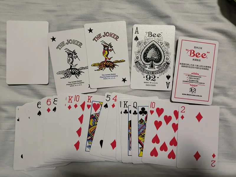 Bee Playing Cards NO.92 Club Special Deck Bridge Size USPCC Poker Magic Card Games Mgaic Tricks Props for Magician playing cards