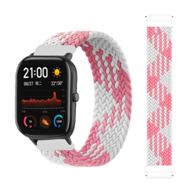 Braided Solo Loop Watch Strap - 20mm & 22mm Adjustable Band