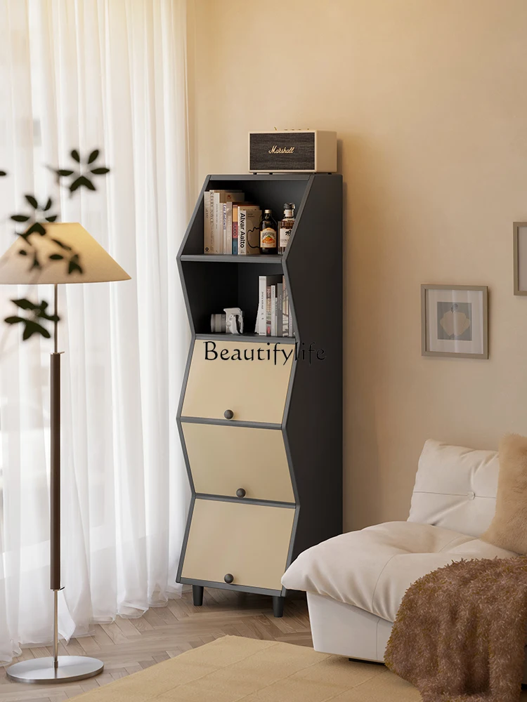 

Floor Multi-Layer Storage Cabinet Living Room TV Side Storage Clothes Closet Modern Wall Storage