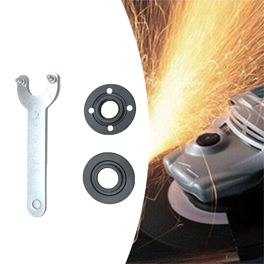 

3pc Inner & Outer Pressure Plate With Wrench For 224399-1 193465-4 Angle Grinder 5/8-11'' Flange Lock Nut Pressure Plate