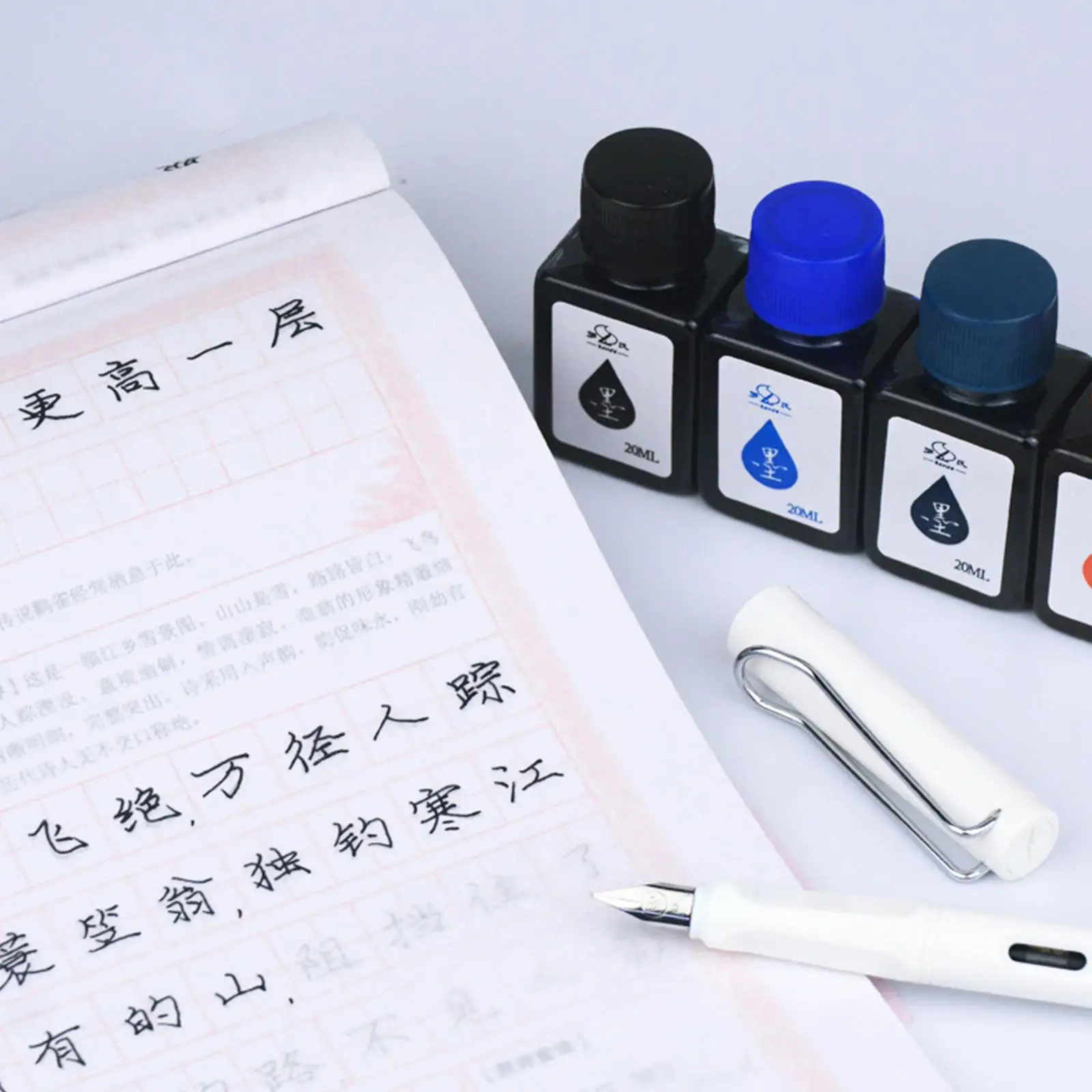 20ml Fountain Pen Ink Dip Pen Ink Bottle Blue Refilling Writing Inks Available Calligraphy Art Sac Students Station fountain pen ink,calligraphy ink