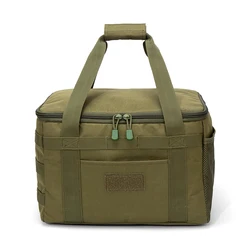 Outdoor Tactical Camping Bag - 20L Multi - Functional Gear Organizer with Multiple Compartments in Black (Army green)