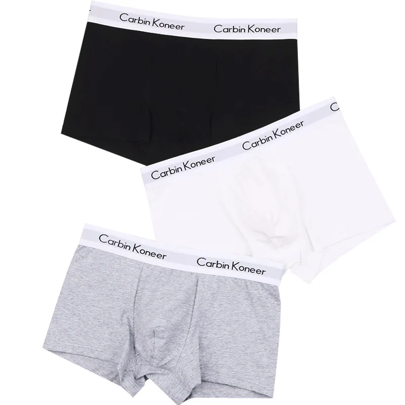 

New Cotton Men's Panties Letters Comfort Boxer Underwear Shorts Men Underpants Boxers Vetement Homme Underpants Fashion Briefs