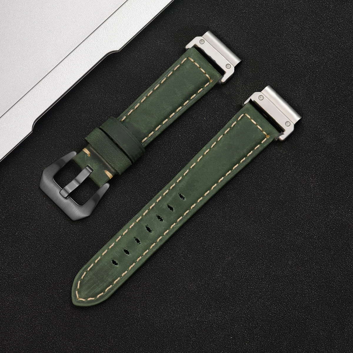 Premium Genuine Leather Quickfit Watchband Strap – 26mm & 22mm