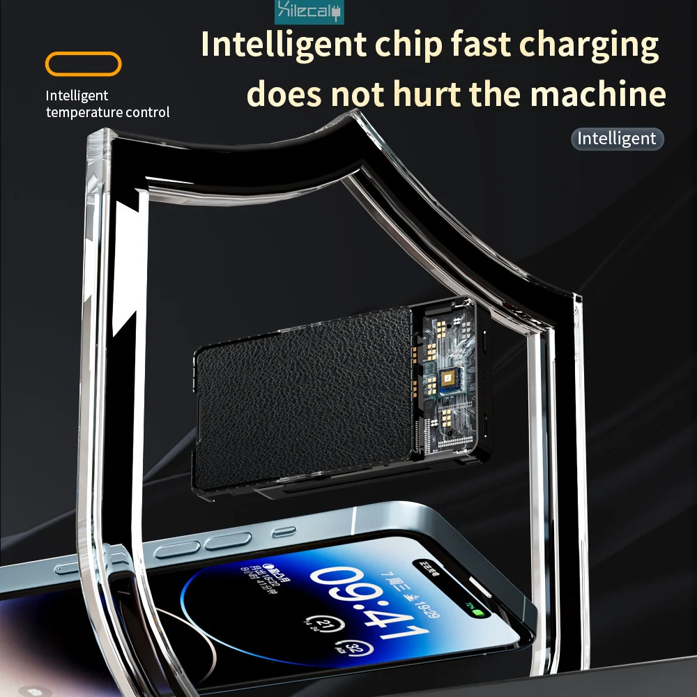 Wireless Power Bank Magnetic Phone Stand 10000mAh Powerbank Type C Fast Charger For iPhone 15 14 13 12 Xiaomi Samsung Magsafe 5