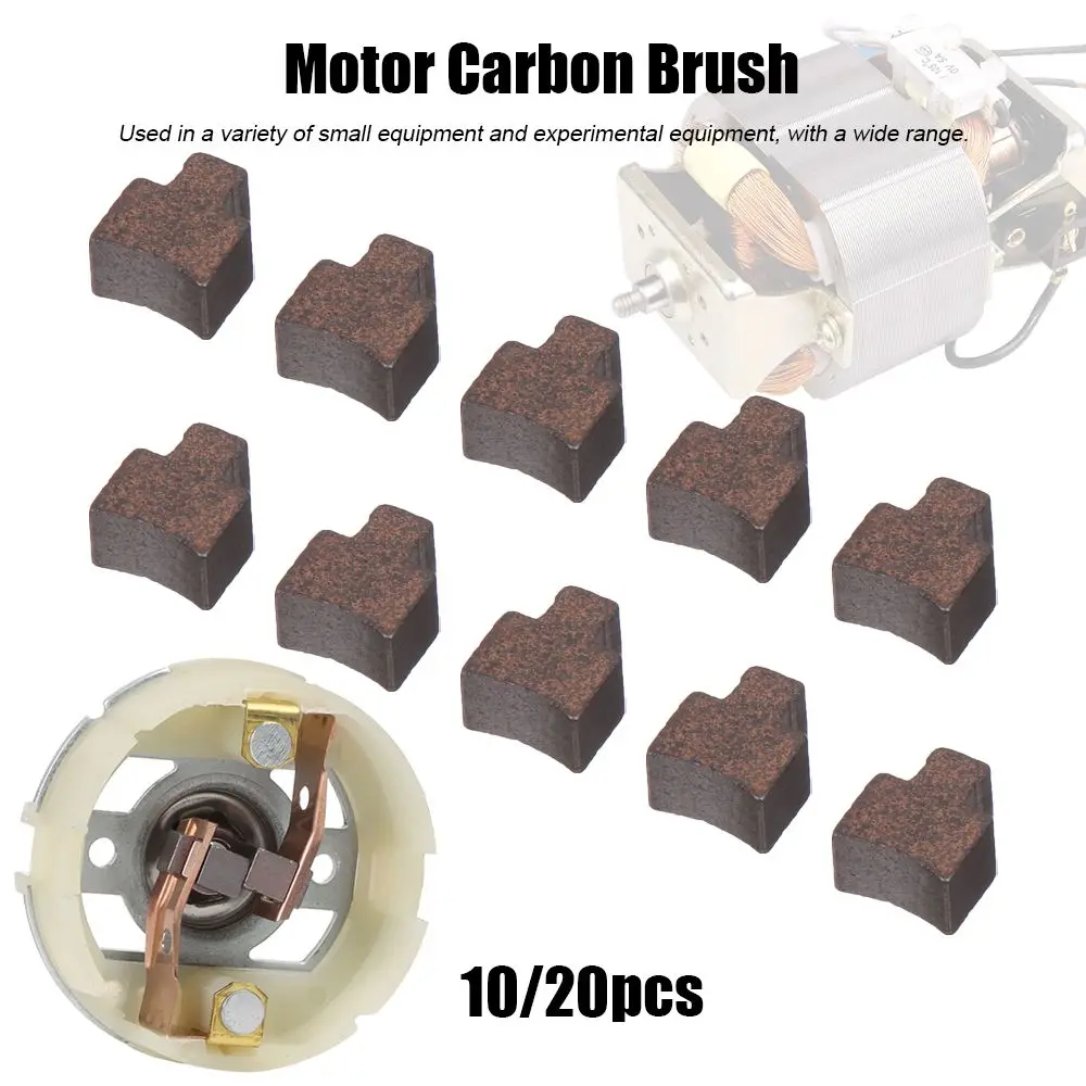 10/20pcs Motor Copper Carbon Brush Electric Screwdriver DC Motor Accessories Compatible with RS550 for BO-SCH MA-KITA D-EWALT