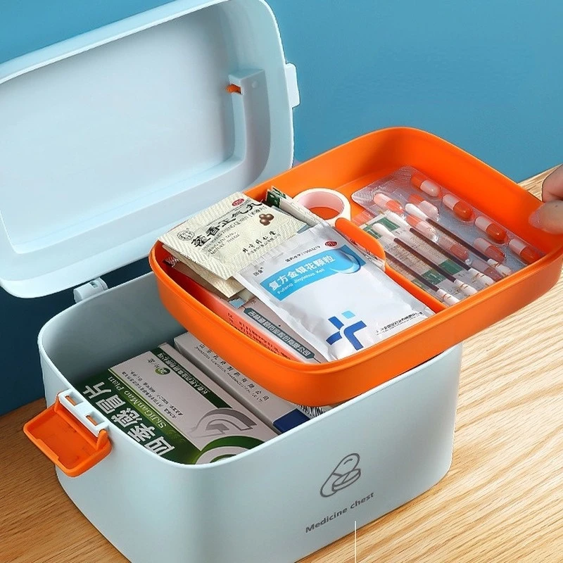 Quality First Aid Kit for Home Medicine Organizer Home Storage Organization Medicine Box