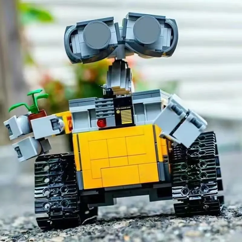 @@DIY Bricks Kits Creative Toys for Kids Intelligence Game Adult Gifts Classic Movie Mini Robot Wall-e MOC Building Blocks Model - 2