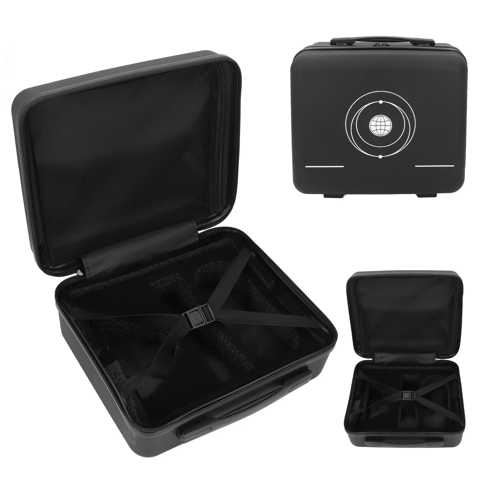 Satellite Travel Case Wear Resistant Stylish Water Proof Portable Satellite Storage Bag for Outdoor Camping RV Travel for Mini 3