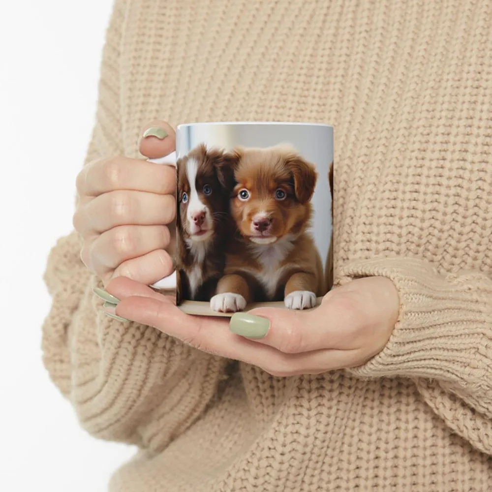 Personalisierte Haustier-Fototasse, Haustier-Akuption, Tag, Gedenkgeschenk für Haustierliebhaber, Haustierfamilien, Weihnachten, Freundin, Geschenk, Kaffeetasse – Detail 8
