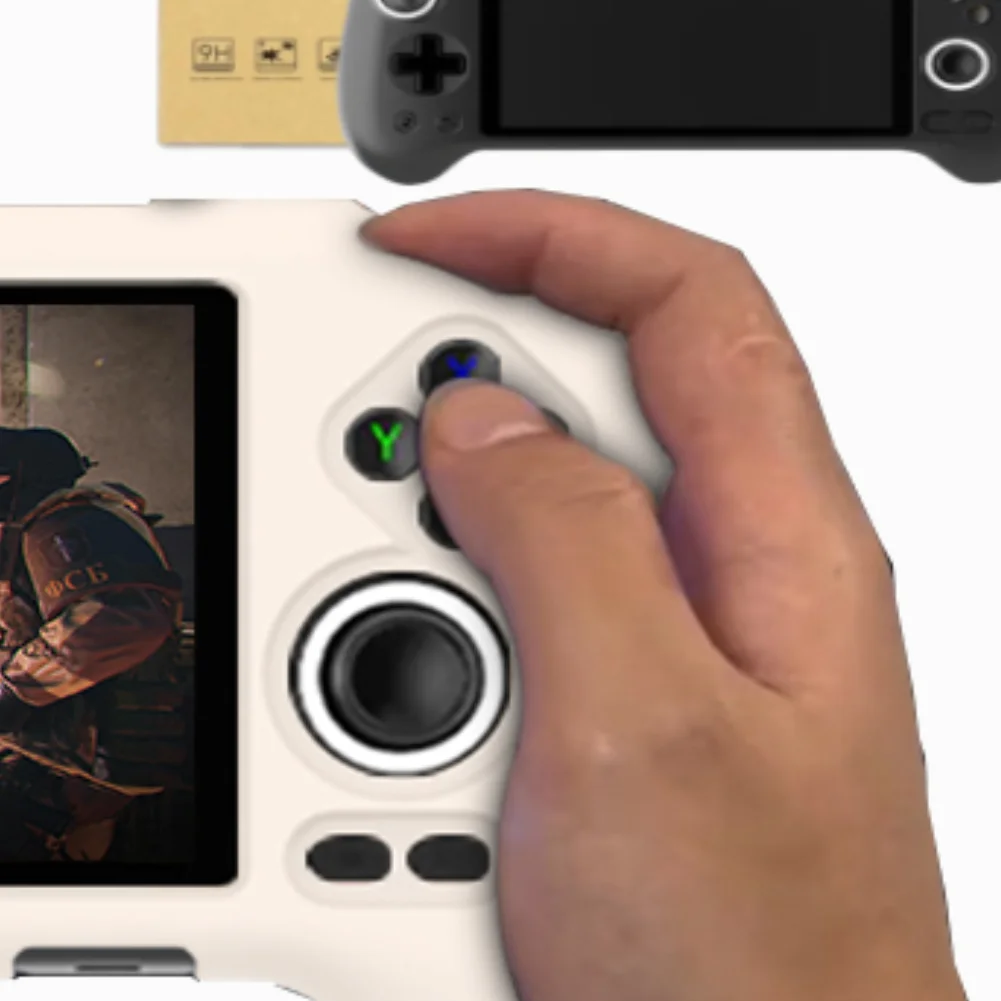 Silicone Protective Cover for RG556 Case Cover For Anbernic RG556 Retro Handheld Game Console 360° All-around Protection Shell