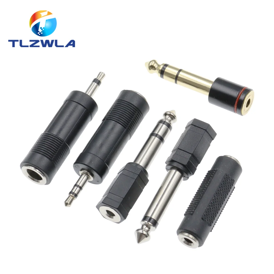 Greluma 1pc XLR Male to 6.35mm Female Adapter, 3 Pin XLR