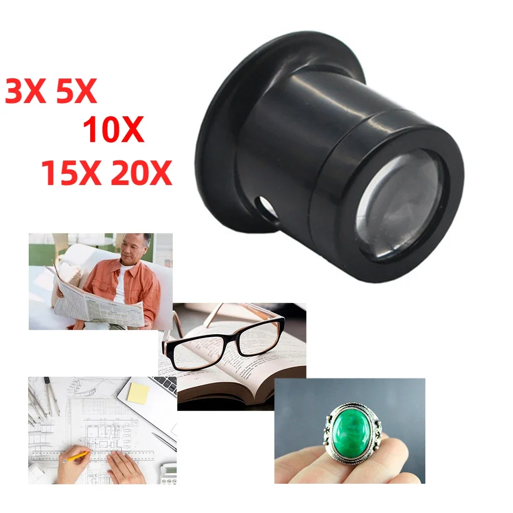 20X/10X Jewelers Eye Loupe Loop Magnifier Magnifying Glass for Watchmakers  Repair Eye Loupe Glass Jewelry Tools - AliExpress
