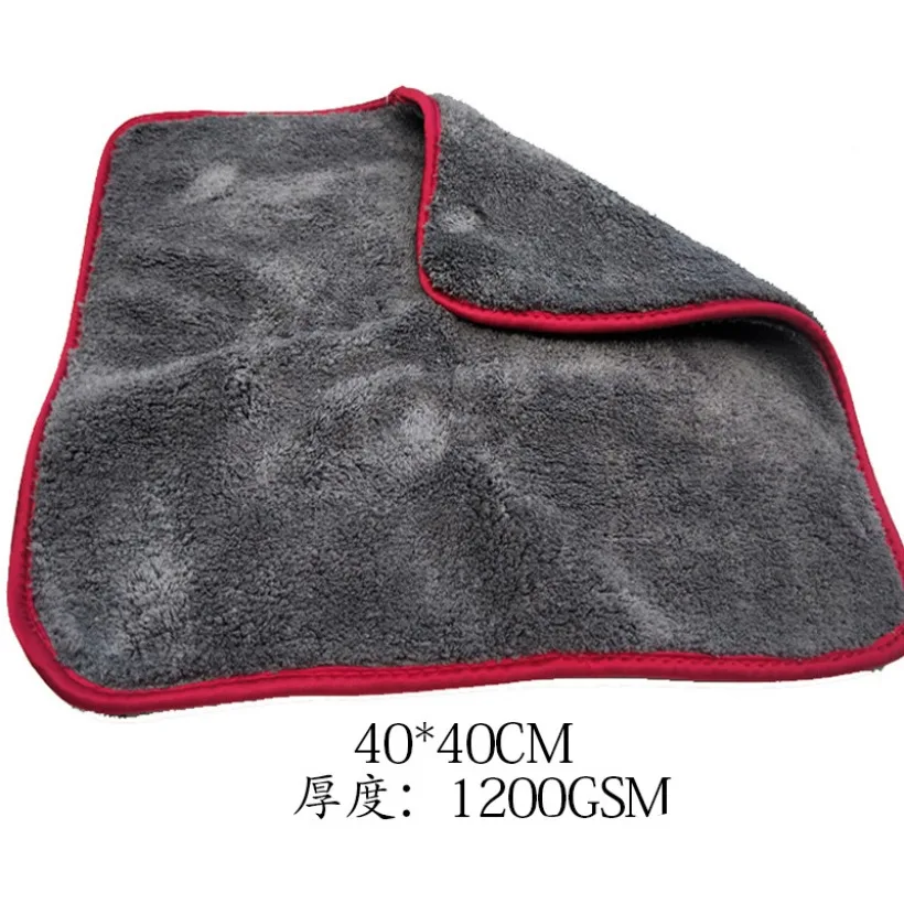 

1200GSM Car Wash Car Detailing Microfiber Towel Car Cleaning Drying Cloth Thick Car Washing Rag for Cars Kitchen Car Care Cloth