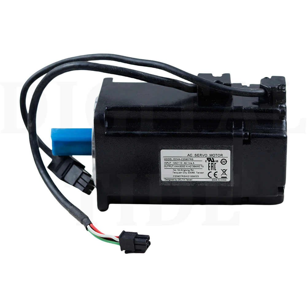 750W 220V AC Servo Motor 2.39NM 3000rpm 17bit ECMA-C20807RS