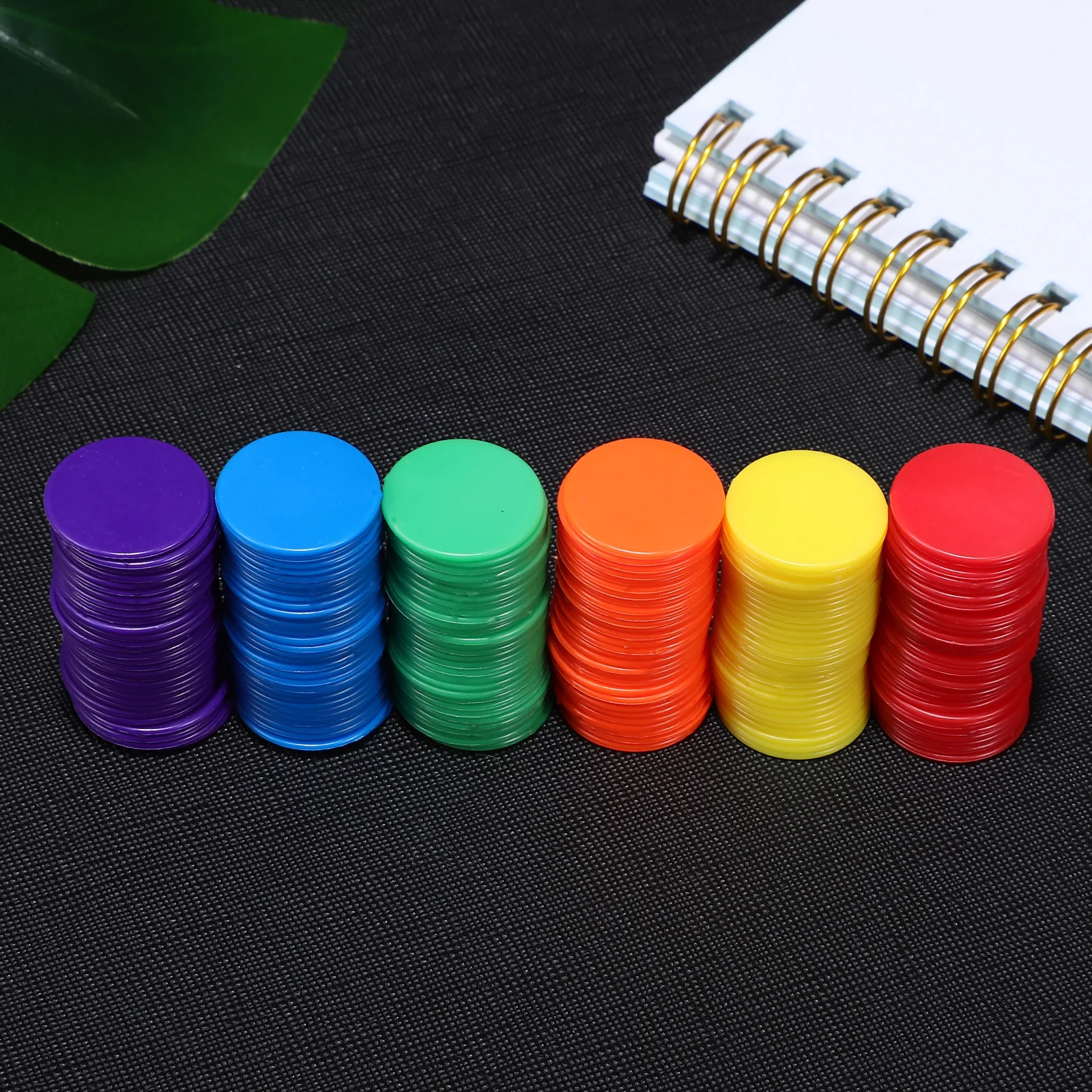 Counting Chips Bingo Chips Poker Cards Game Education Math Toys Discs Markers Children Kids Classroom Supplies 180pcs plastic bingo markers plastic game chips