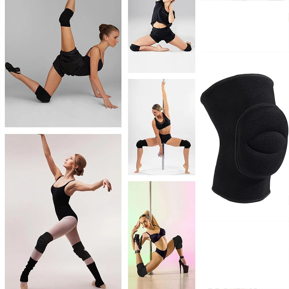 Dance Volleyball Knee Pads Soft Breathable Knee Pads for Men Women Kids Elastic Knees Protective Brace for Yoga Workout 1 Pair