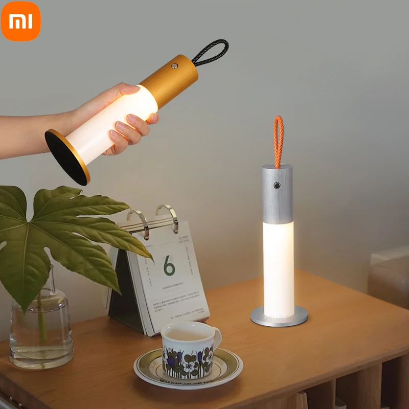 

Xiaomi LED Table Lamp Bedside Lamp Outdoor Camping Atmosphere Lamp Decorative Table Lamp Mother and Child Lamp Small Night Light
