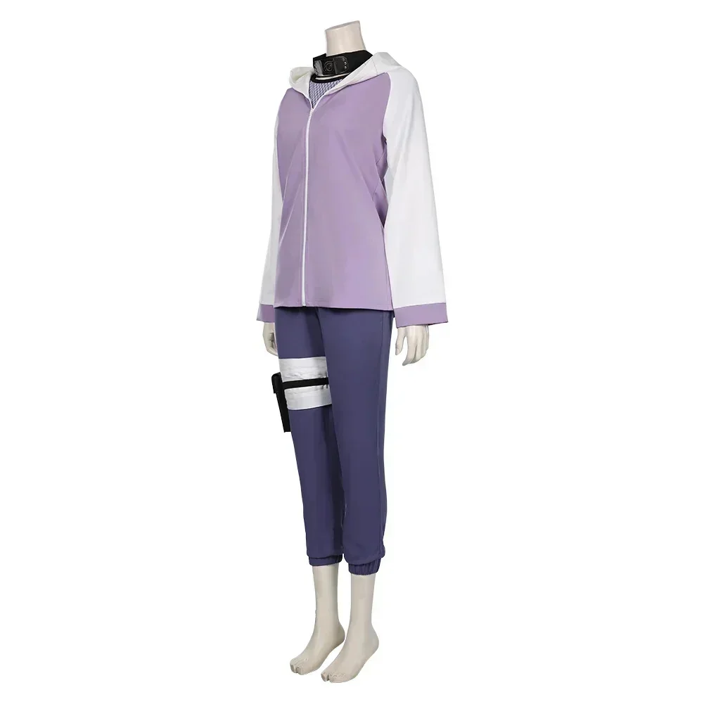 Naruto Hinata Hyuga Dark Purple Synthetic Cosplay Wig