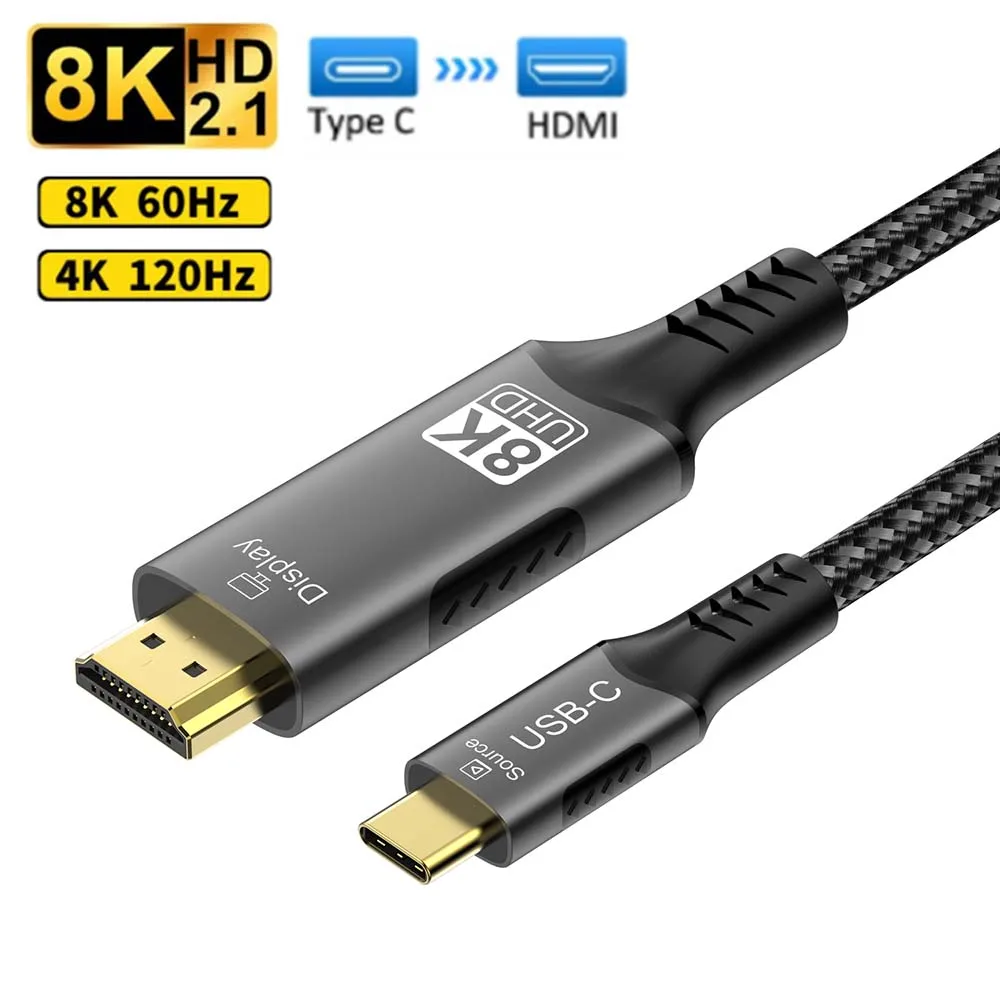Ultra High-Speed USB-C to HDMI 8K/4K Cable Adapter