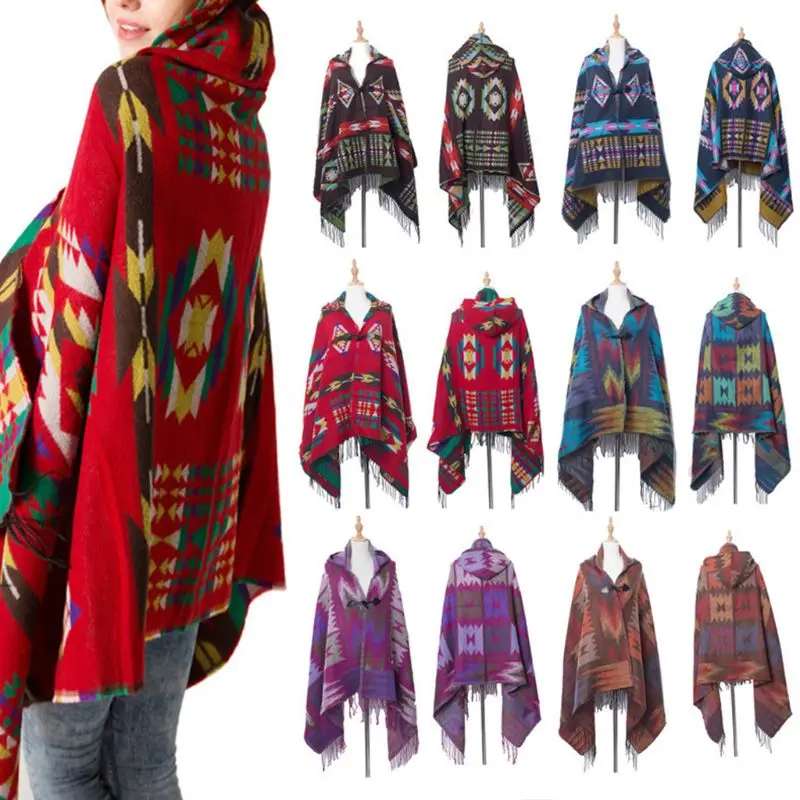 Рисунок 4 - Женское богемное пончо с этническим