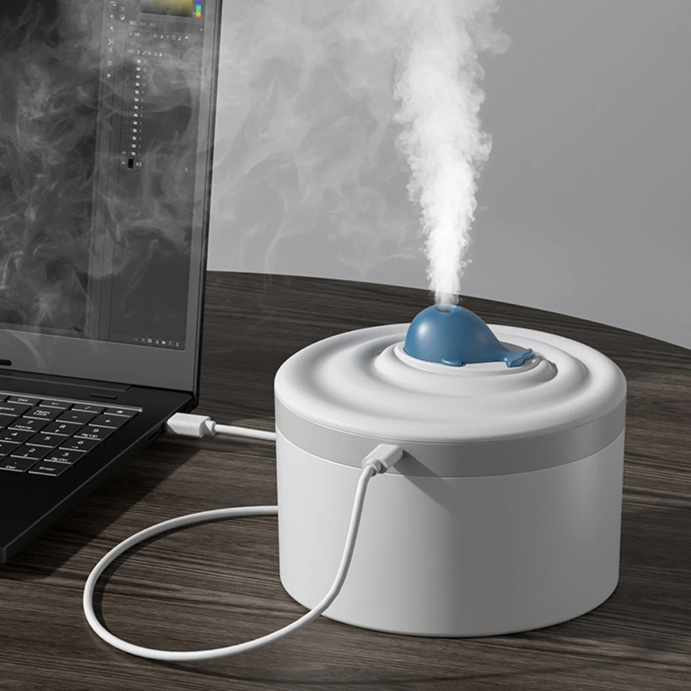 

Usb Blue Whale Humidifier Household Fog Volume Wholesale Small Desktop Large Capacity Wireless Air Humidifier Aromatherapy 2023