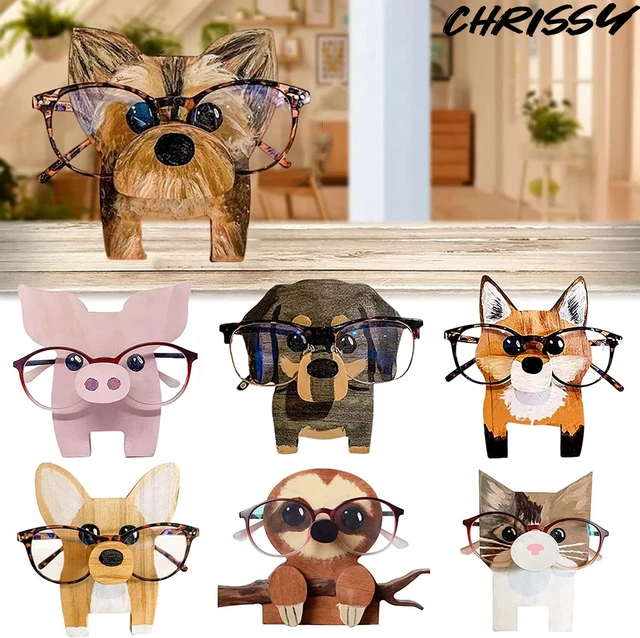 Animals Glasses Holders Glasses Holder Stand Handmade 3D Wooden Carved Eyeglass  Holder Cute Sunglasses Display Stand for Desk​ - AliExpress