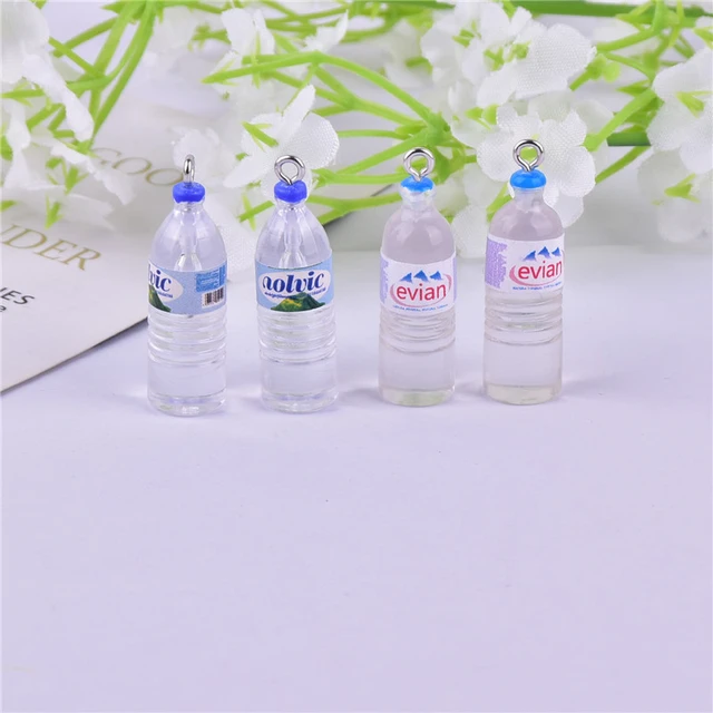 10Pcs Mineral Water Bottle Resin Charms Pendant DIY Earring Keychain  Jewelry DIY