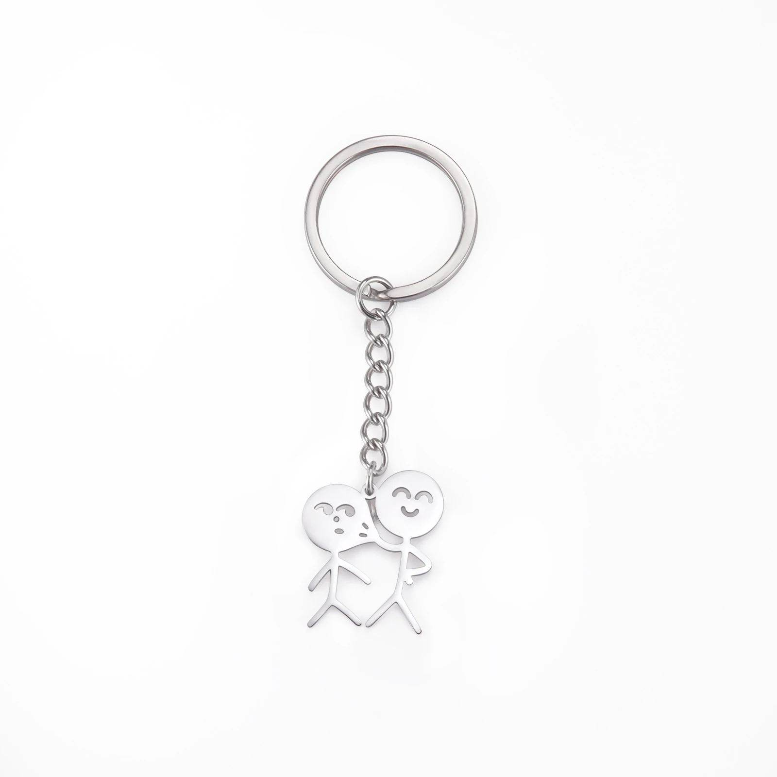 Kkjoy Edelstahl Goldfarben Kreuz-Taillen-Form-Anhänger Schlüsselanhänger Schmuck Taschenaccessoires Geschenke für Freunde – Detail 13