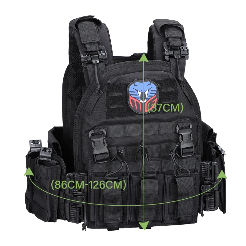 MGFLASHFORCE Military Tactical Vest Quick Release Molle Plate Carrier Airsoft Swat Police Hunting Combat Vest for Men 3 MGFLASHFORCE Military Tactical Vest Quick Release Molle Plate Carrier Airsoft Swat Police Hunting Combat Vest for Men 3