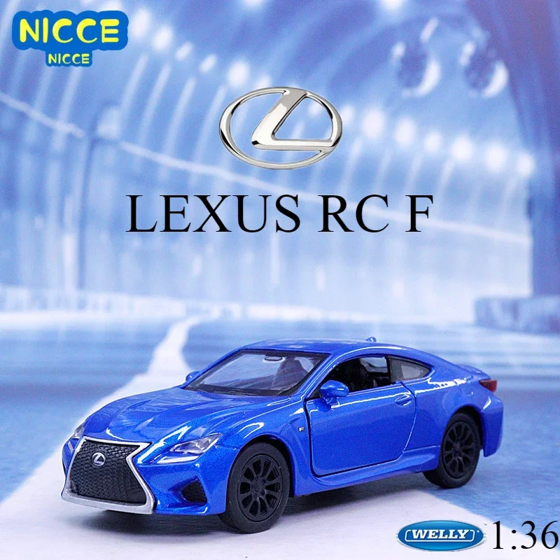 

Классическая модель автомобиля WELLY 1:36 LEXUS RC F, игрушечный автомобиль из металлического сплава для детей, коллекция подарков B172
