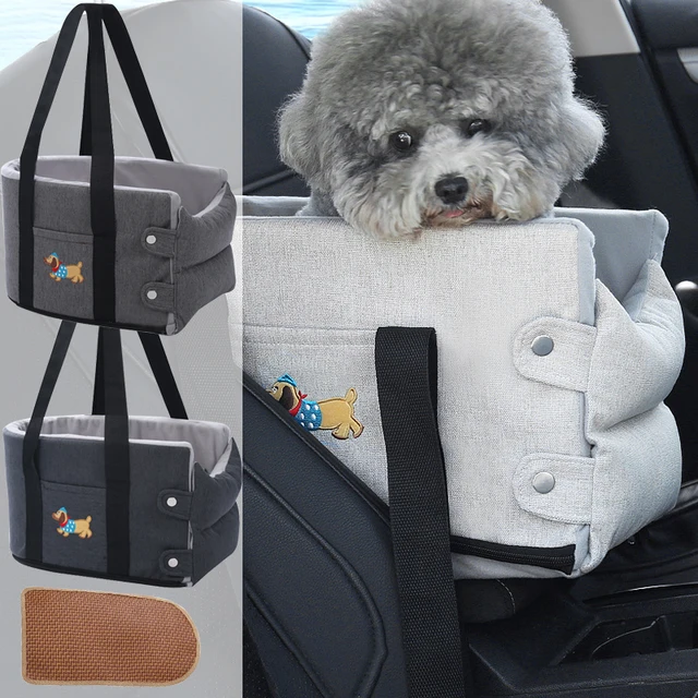 Pet Products Portable Console Booster Dog Car Seat & Carrier for Small Dogs & Cats, car seat cushion pet nest removable portable